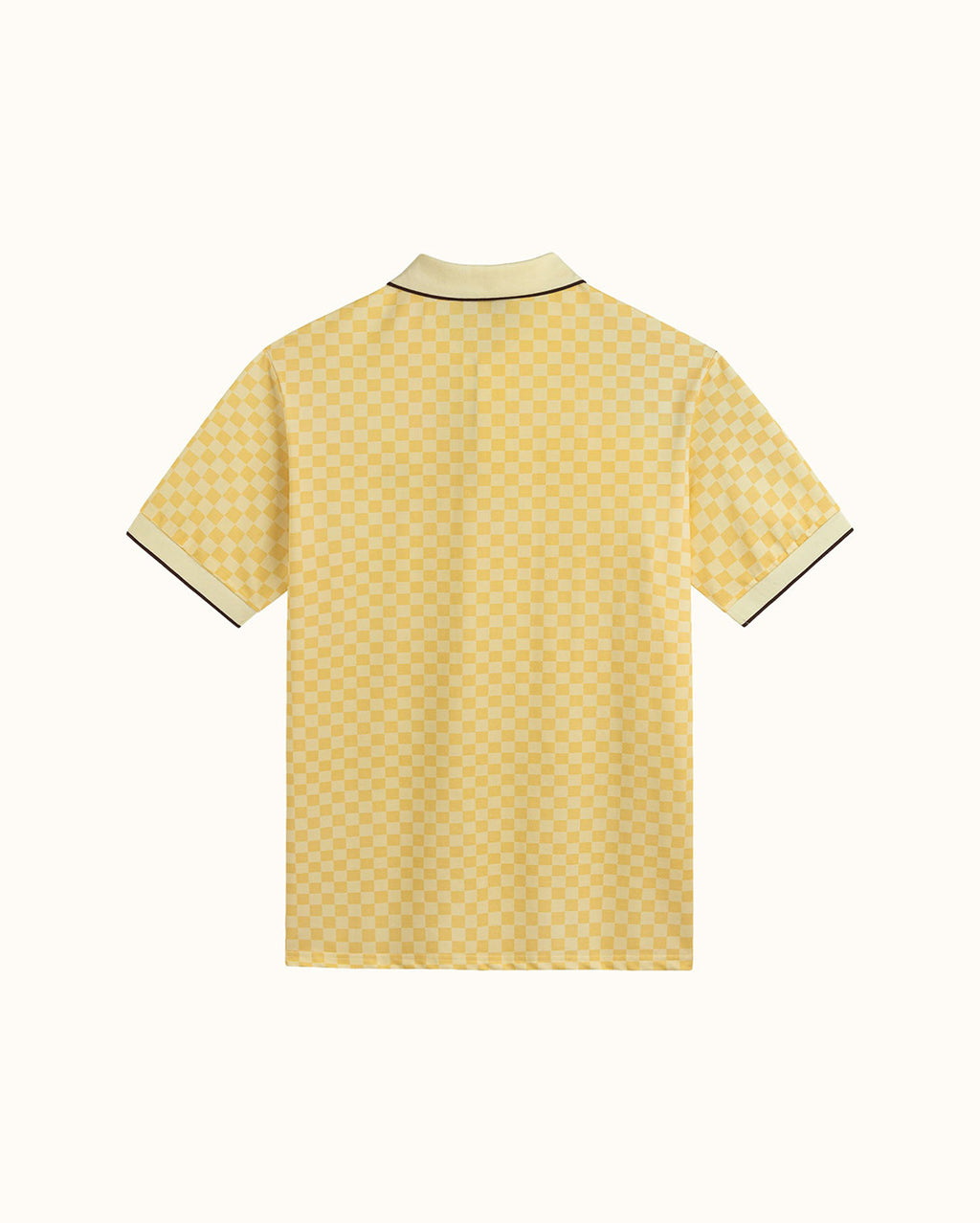 Walker Featherlite Kooka Polo - Lemon Check - Walker Golf Things