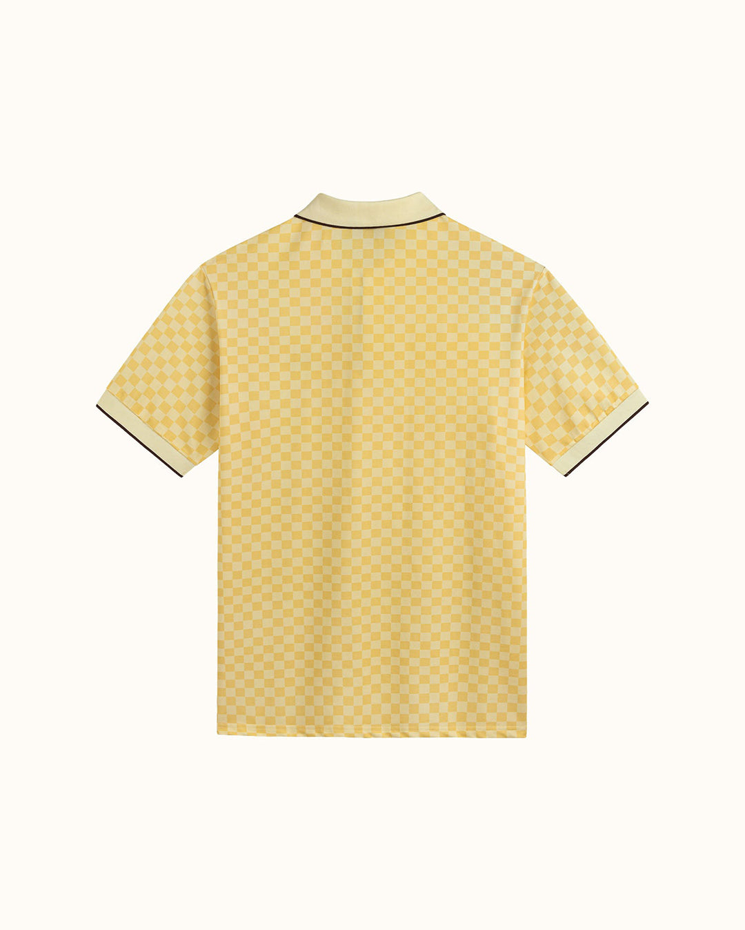 Walker Featherlite Kooka Polo - Lemon Check - Walker Golf Things
