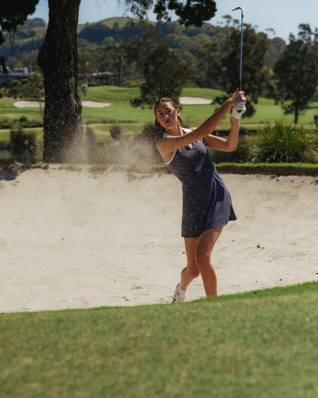 Fairway Dress - Navy / White - Walker Golf Things