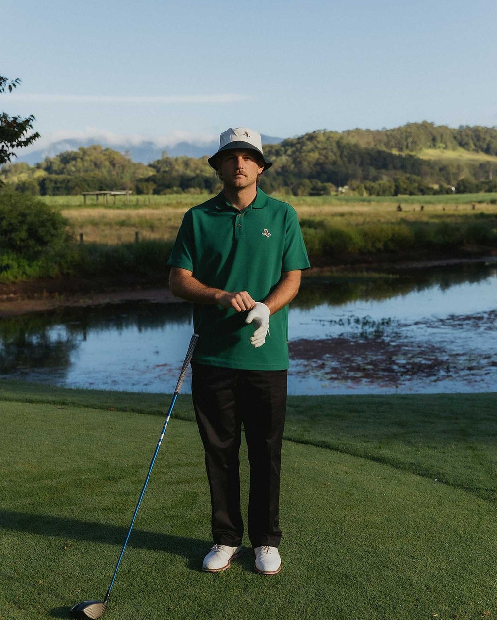 Kooka Bucket Hat - Forest / Cream - Walker Golf Things