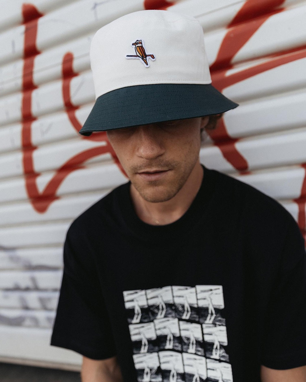 Kooka Bucket Hat - Forest / Cream - Walker Golf Things