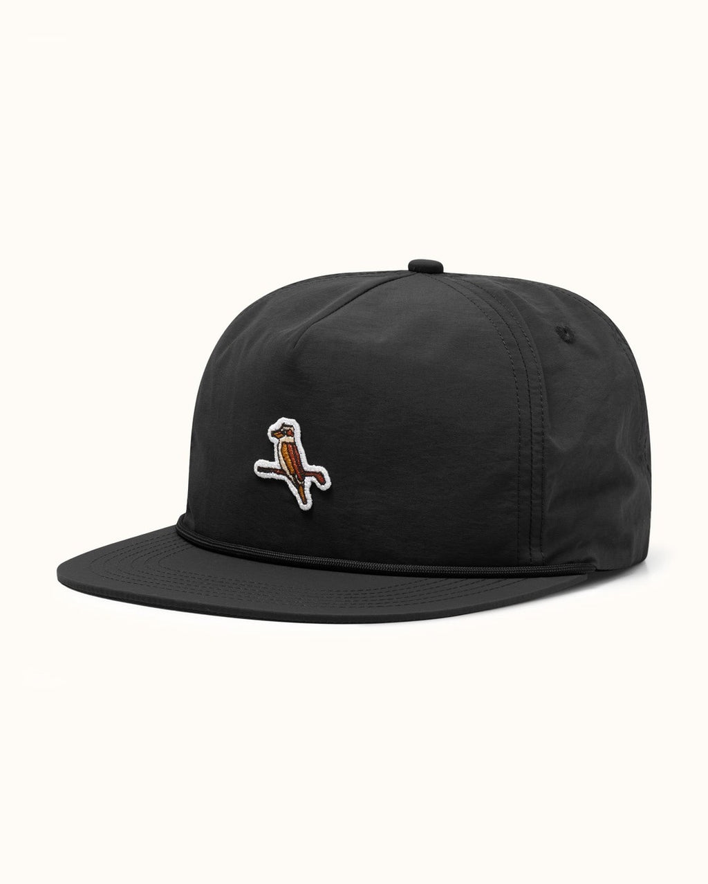 Kooka Nylon Cap - Black - Walker Golf Things