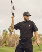 Kooka Nylon Cap - Black - Walker Golf Things