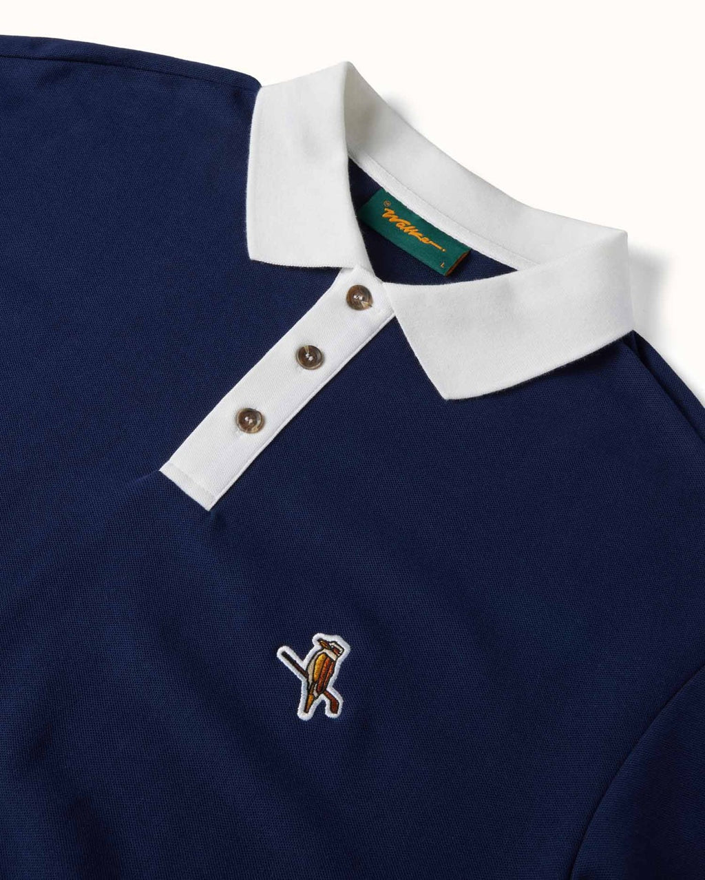 Kooka Two-Tone Polo - Navy / White - Walker Golf Things