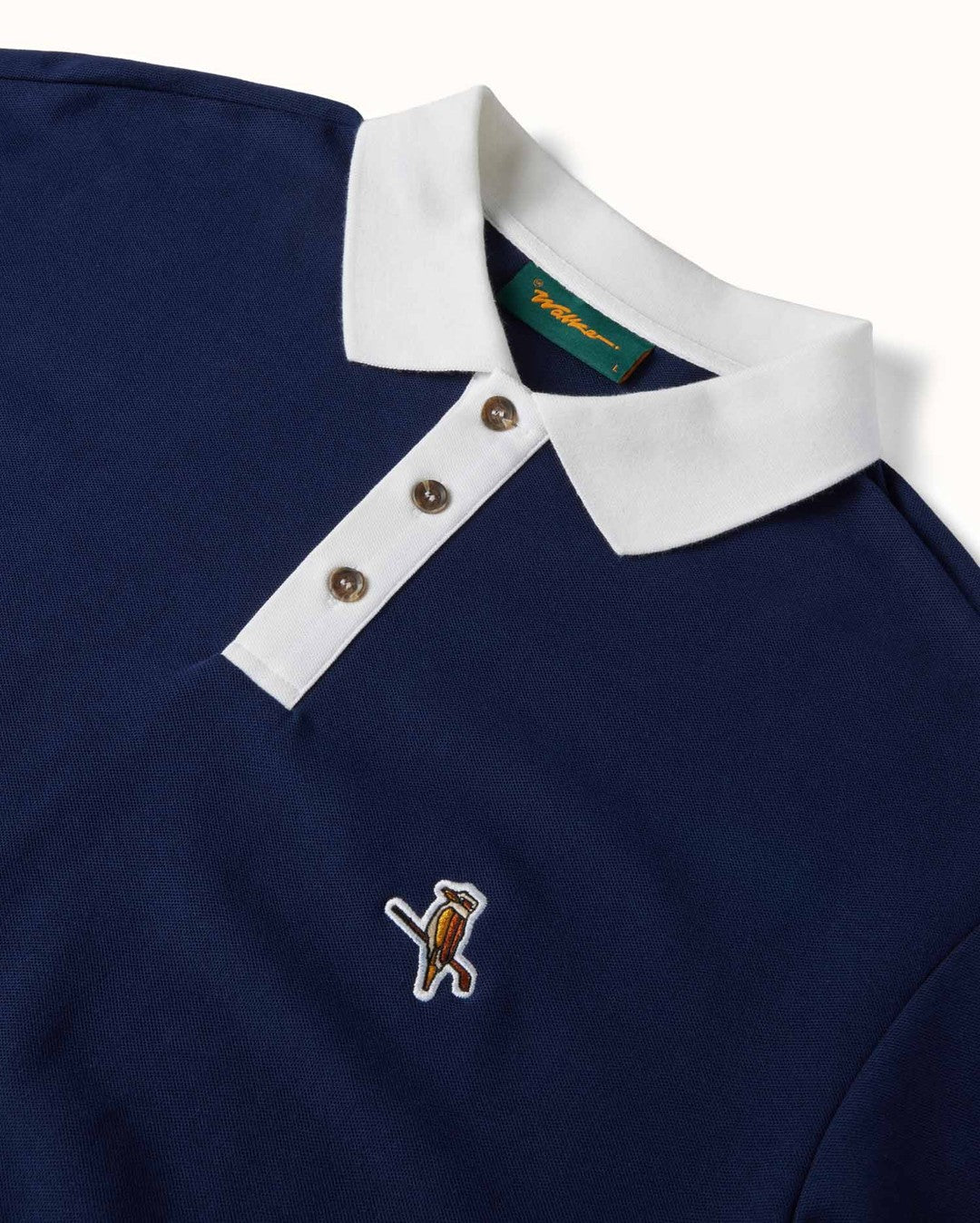 Kooka Two-Tone Polo - Navy / White - Walker Golf Things