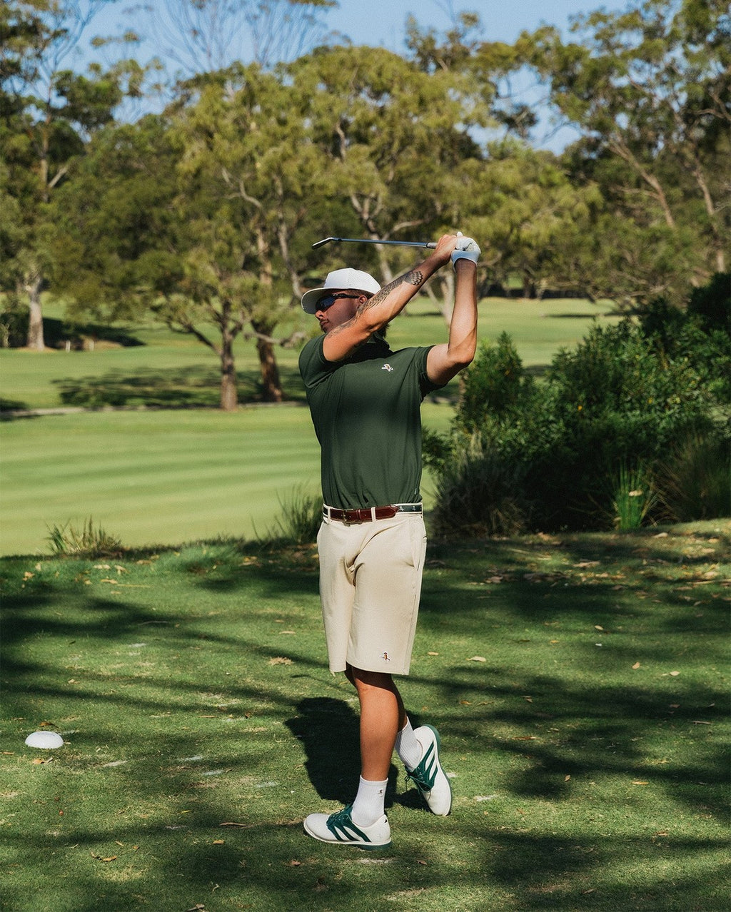 Par-Tec Members Short - Tan - Walker Golf Things