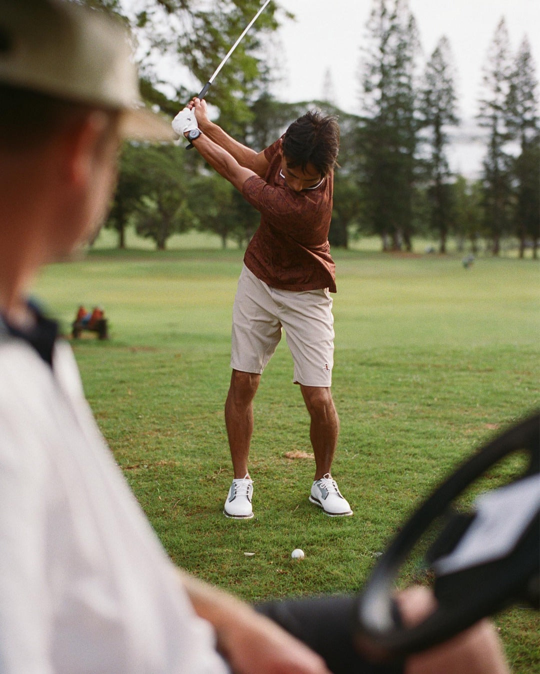 Par-Tec Members Short - Tan - Walker Golf Things