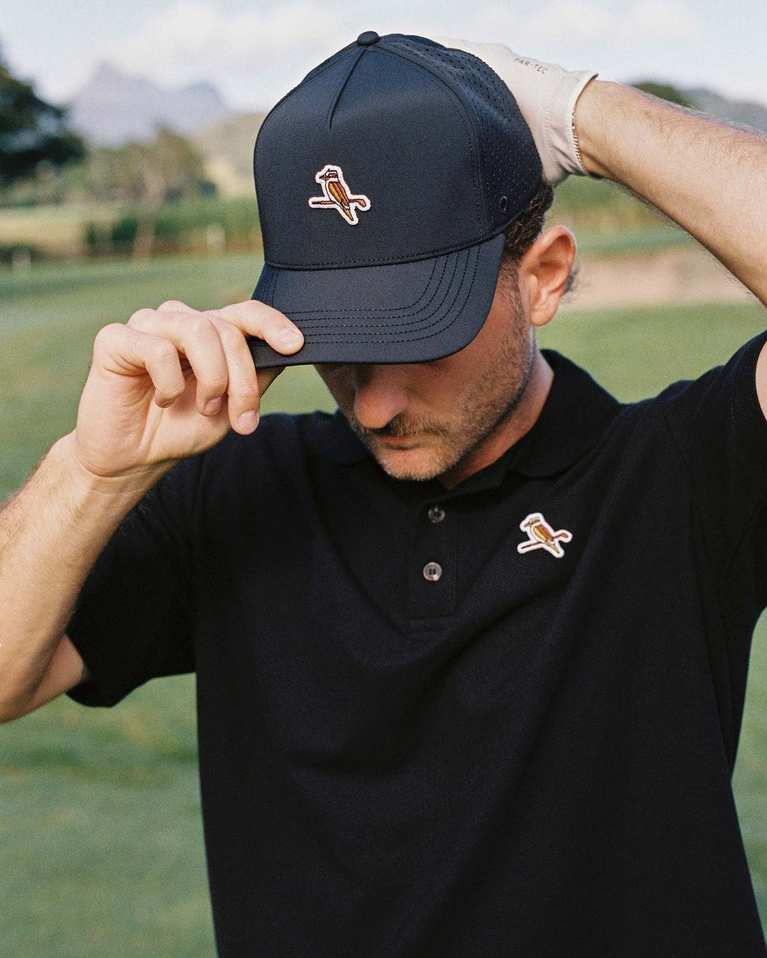 Par-Tec Striker Cap - Black - Walker Golf Things