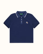 Womens Kooka Polo - Navy / Blue - Walker Golf Things