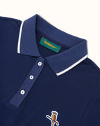 Womens Kooka Polo - Navy / Blue - Walker Golf Things