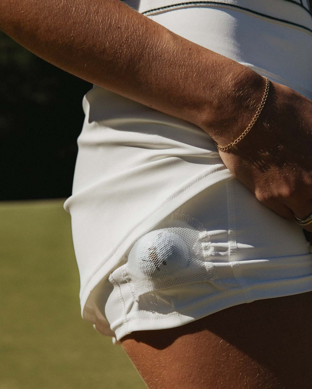 Womens Par-Tec Pocket Skort - White - Walker Golf Things