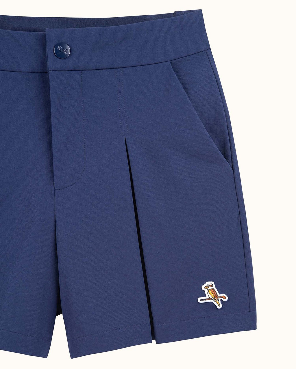 Womens Pleat Short - Navy - Walker Golf Things