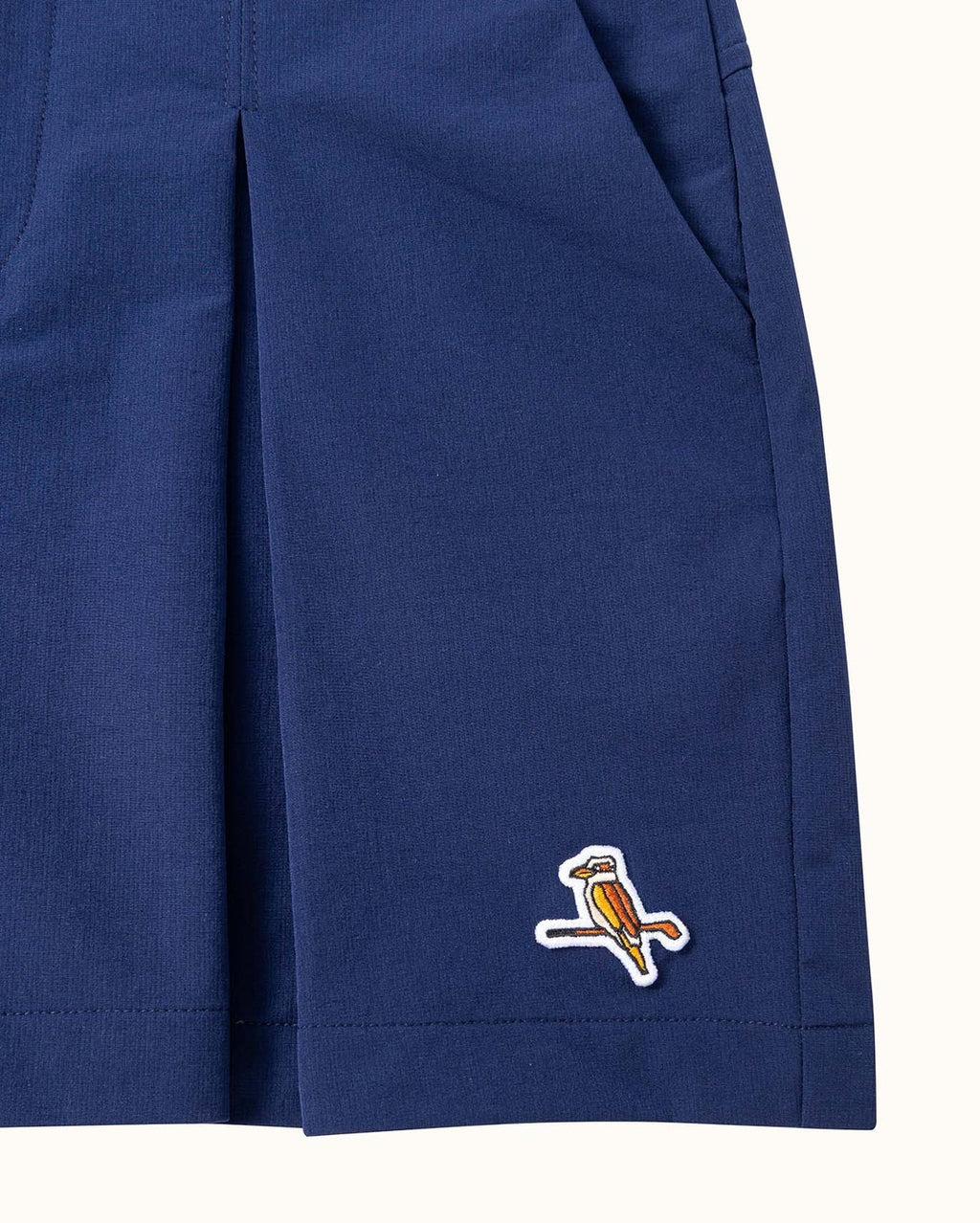 Womens Pleat Short - Navy - Walker Golf Things