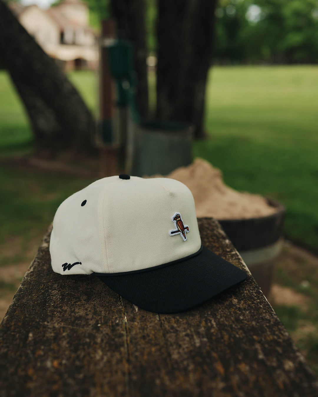 Walker Kooka Classic Cap - Cream / Black - Walker Golf Things
