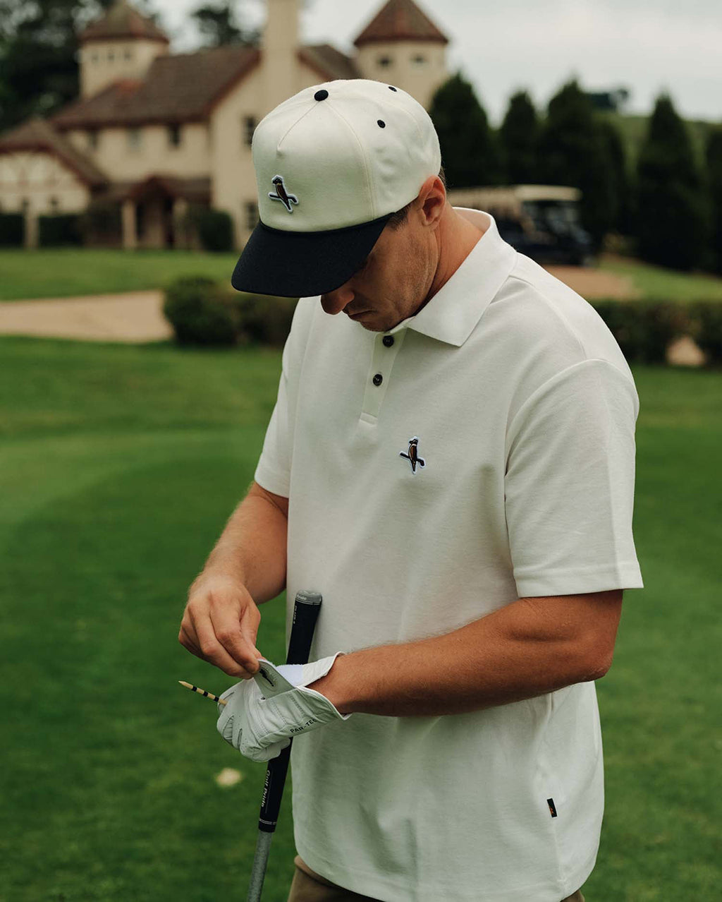 Walker Kooka Classic Cap - Cream / Black - Walker Golf Things