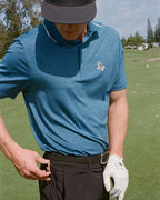 Walker Members Polo - Pacific Blue - Walker Golf Things