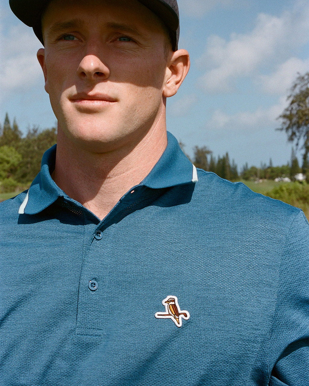 Walker Members Polo - Pacific Blue - Walker Golf Things
