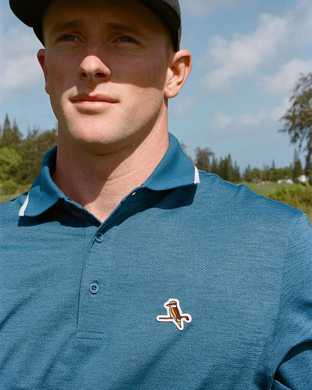 Walker Members Polo - Pacific Blue - Walker Golf Things