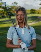 Walker Womens Kooka Polo - Powder / White - Walker Golf Things
