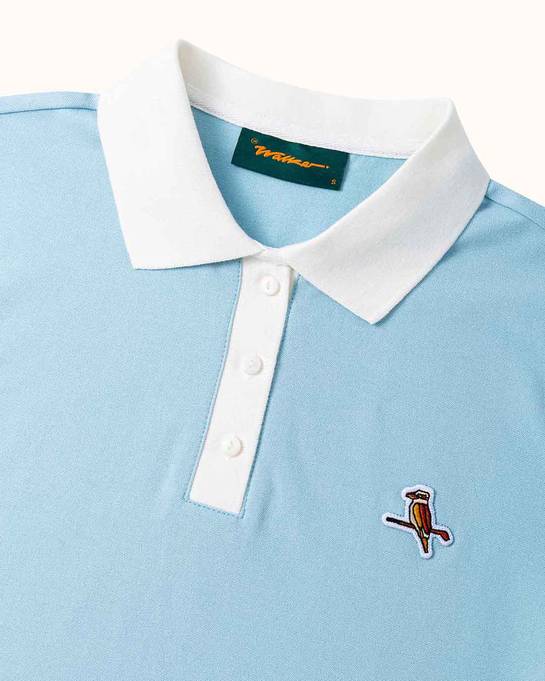 Walker Womens Kooka Polo - Powder / White - Walker Golf Things