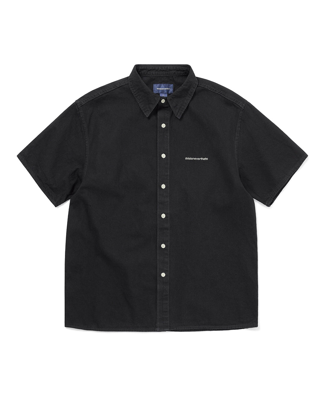 Washed Denim S/S Shirt - Black - thisisneverthat