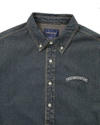 Washed Denim Shirt - Dusty Mud - thisisneverthat