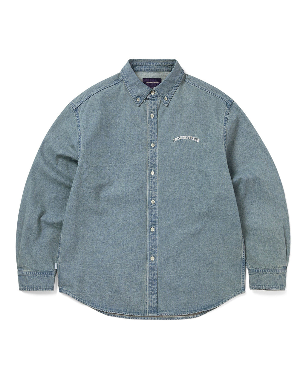 Washed Denim Shirt - Washed Blue - thisisneverthat