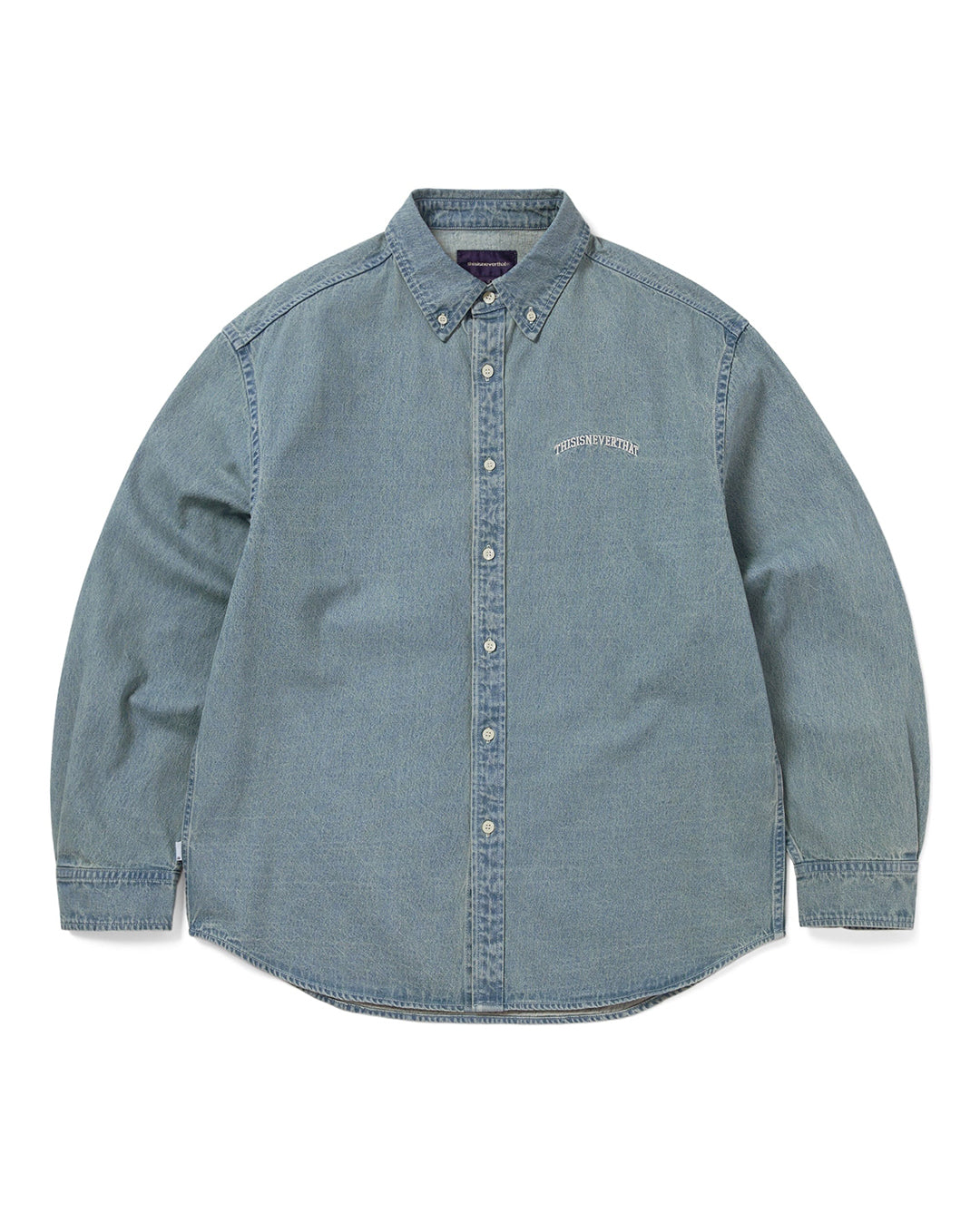 Washed Denim Shirt - Washed Blue - thisisneverthat