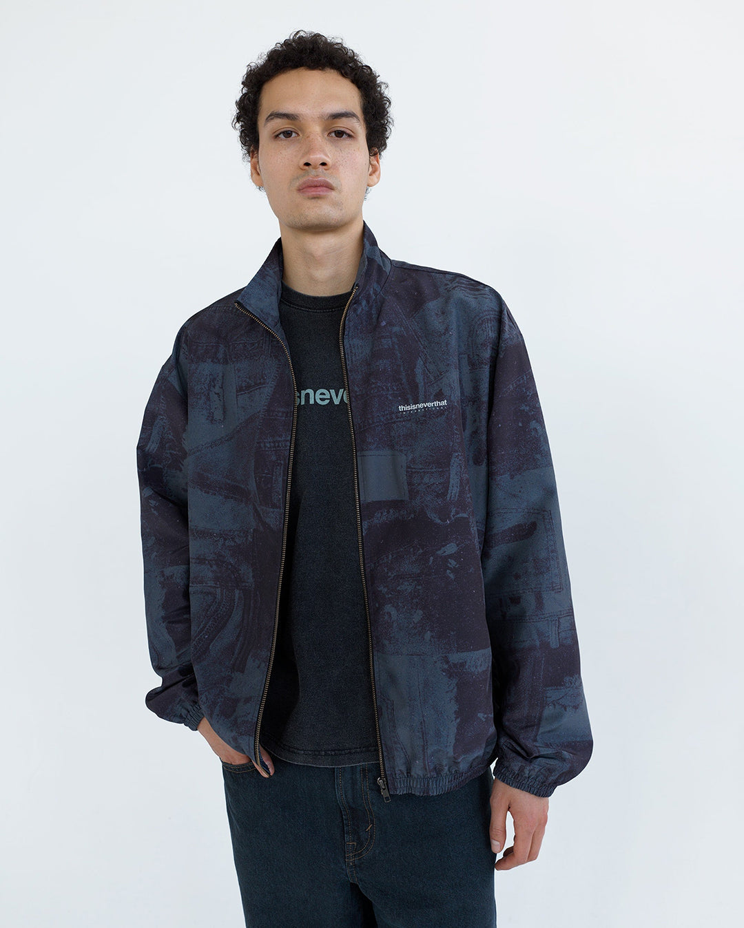 Washed INTL Team Jacket - Patchwork - thisisneverthat