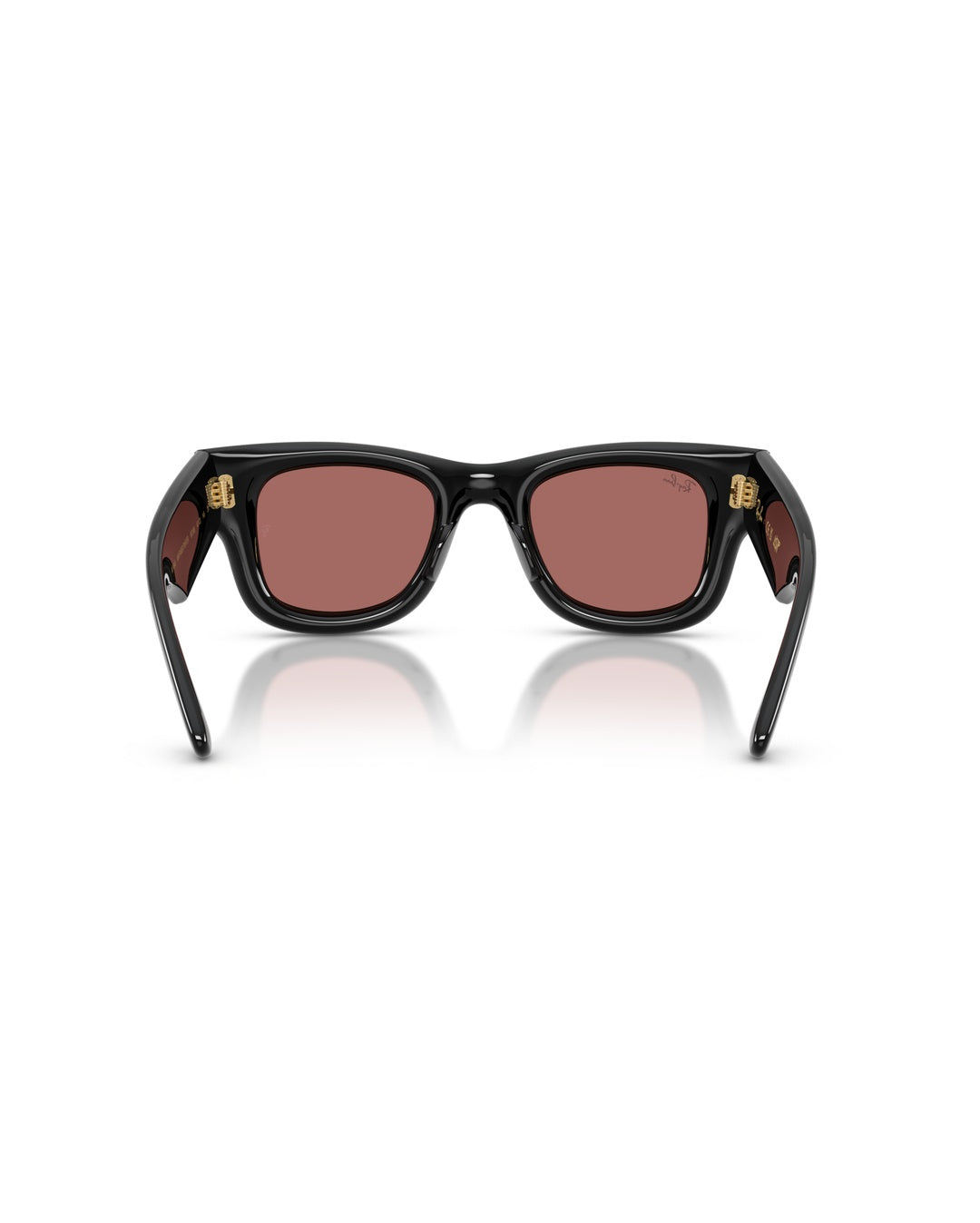 Wayfarer Puffer Sunglasses - Black/Dark Violet - Ray-Ban