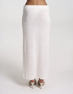 Knit Maxi Skirt - White by Summi Summi - view 4