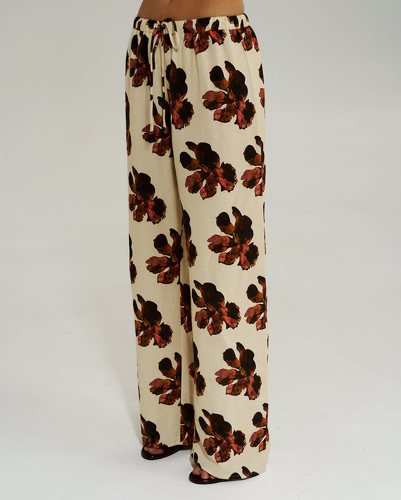 Wide Leg Pant - Butter Fleur - Summi Summi