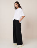 Wide Leg Pants - Black by Kowtow