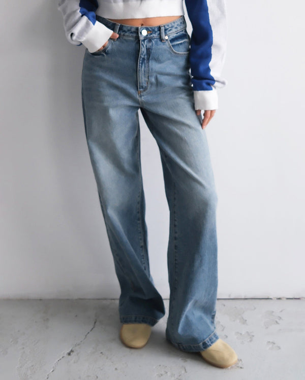 94 High and Wide Jeans - Selena by Abrand