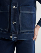 Worker Jacket - Indigo Denim by Kowtow - view 6