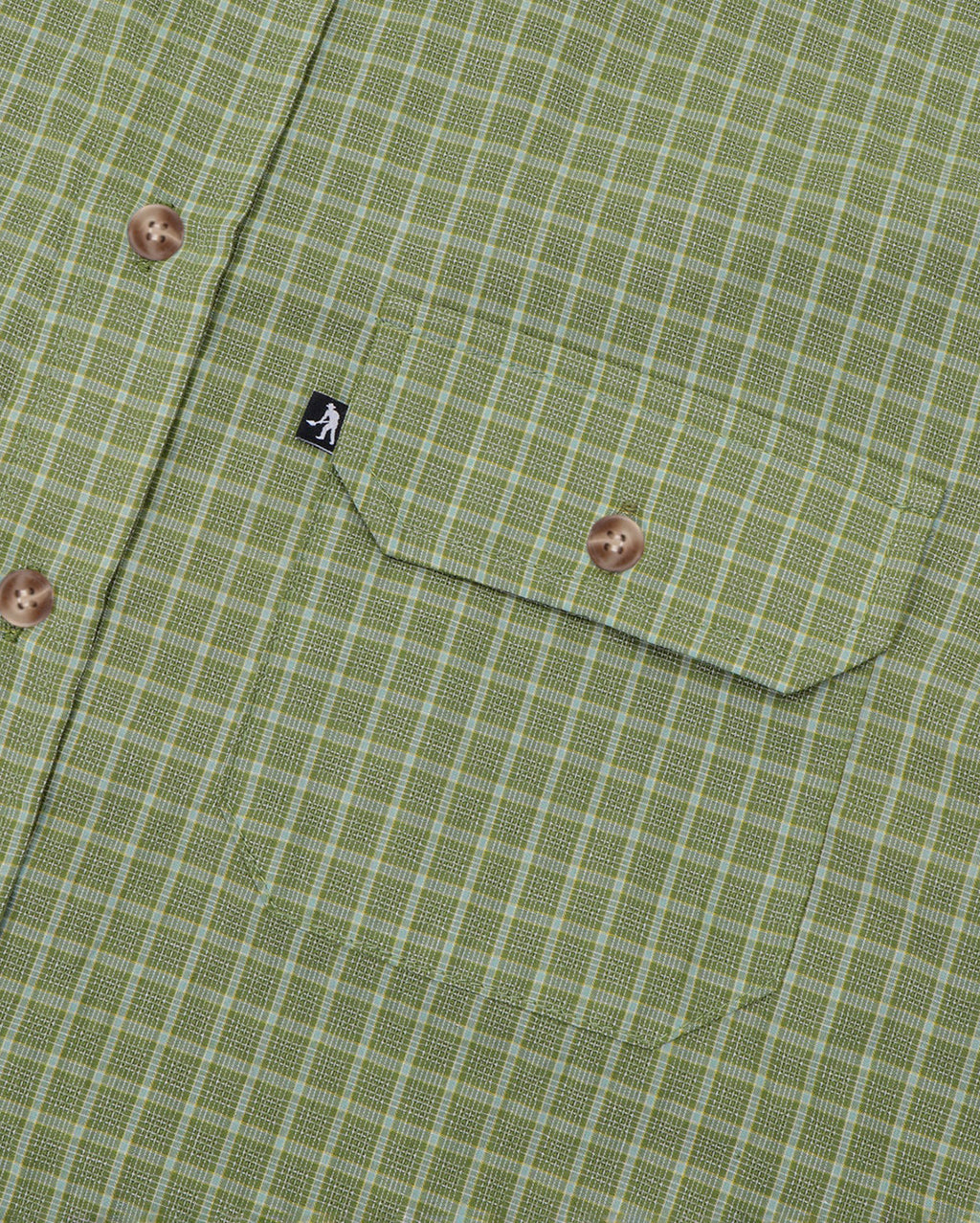 Workers Check Shirt Long-Sleeve - Sage - Pass-Port