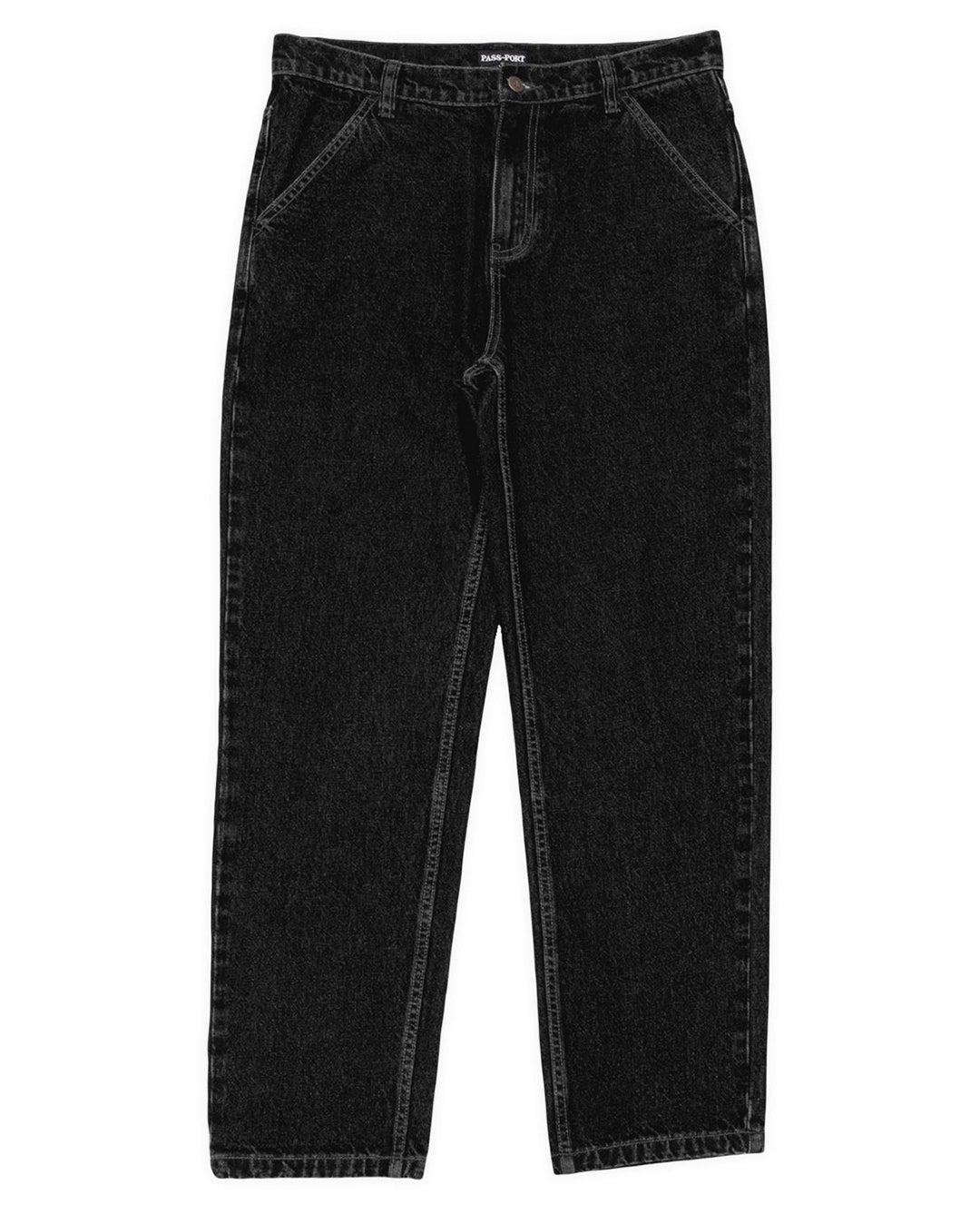 Workers Club Straight Leg Jean - Washed Black - Pass-Port