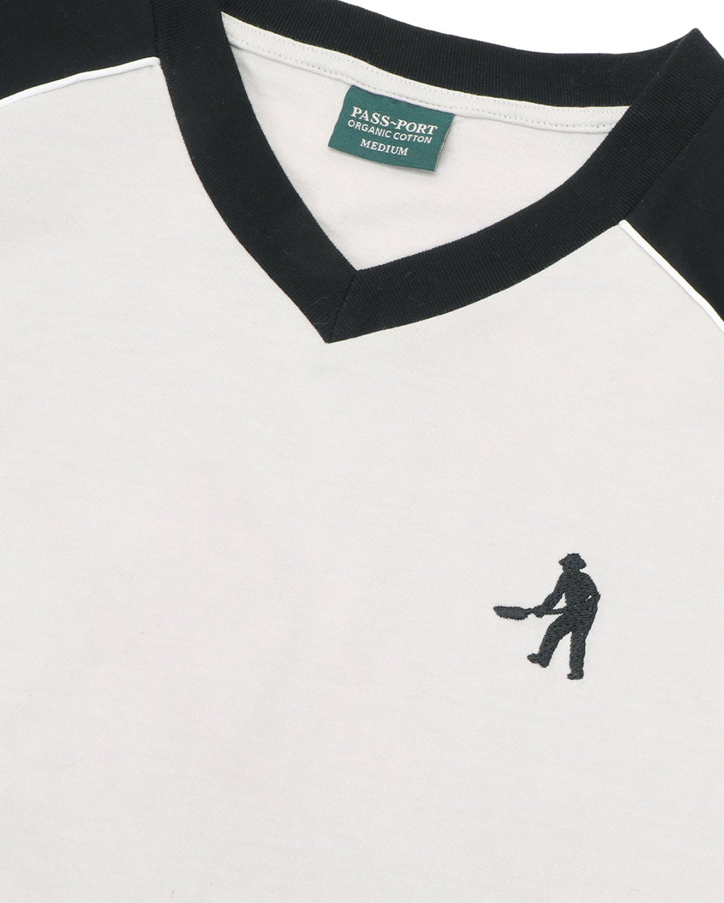 Workers Stripe Organic Jersey - Bone/Black - Pass-Port