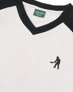 Workers Stripe Organic Jersey - Bone/Black - Pass-Port