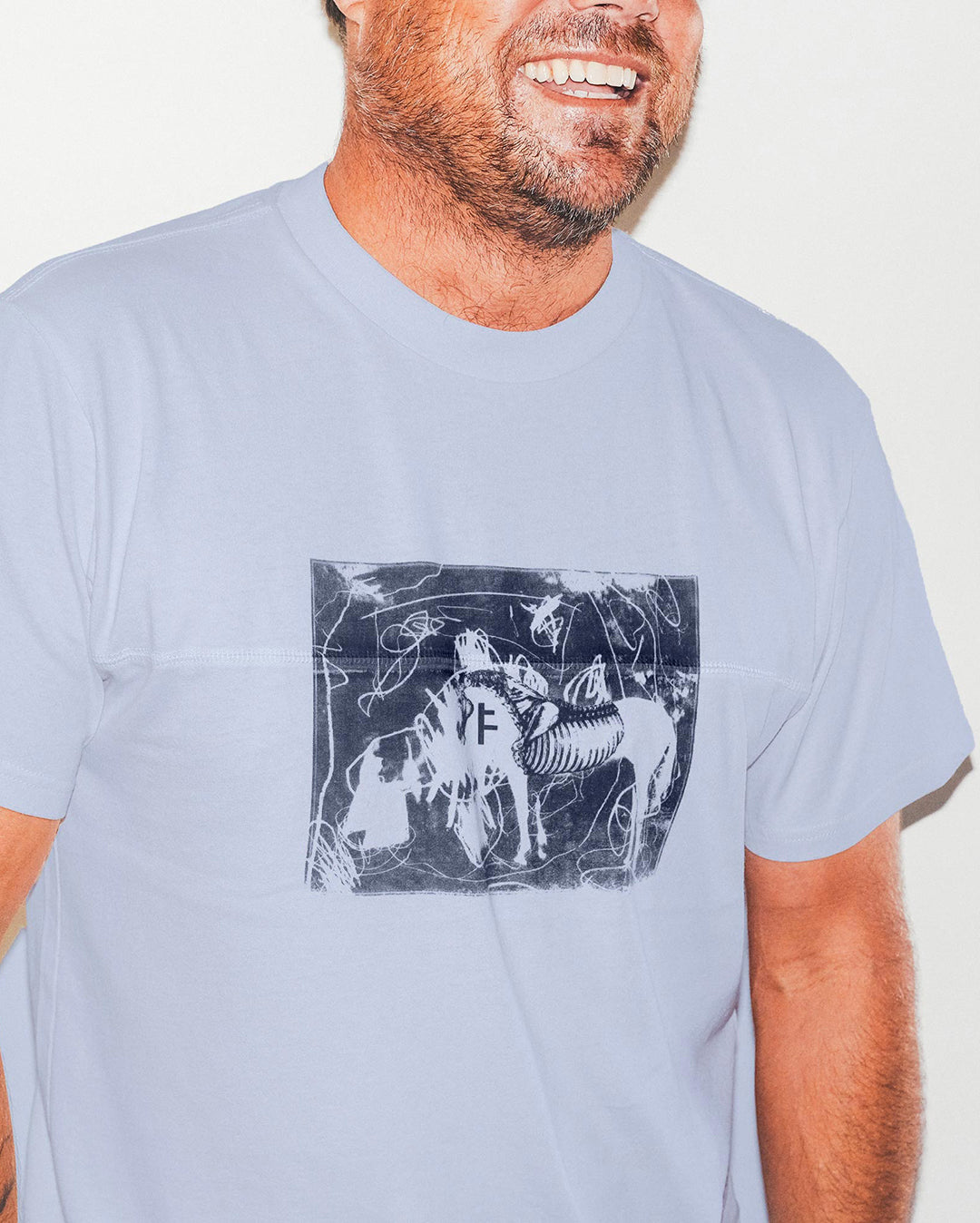 X-Ray T-Shirt - Washed Sky - Former
