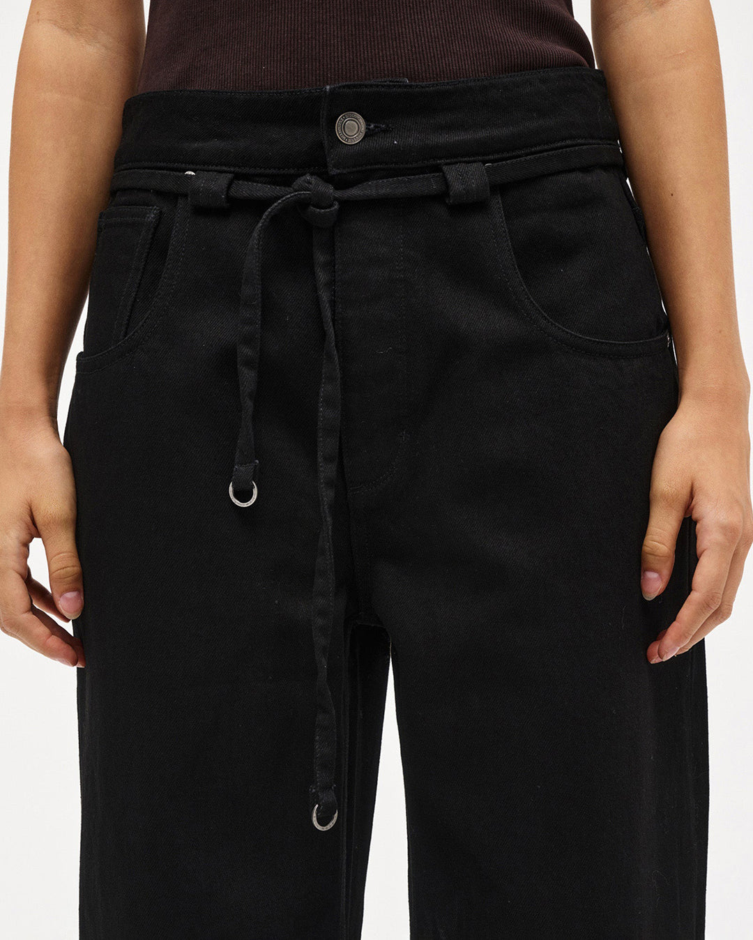 Yoko Baggy Gasoline - Jet Black - Neuw