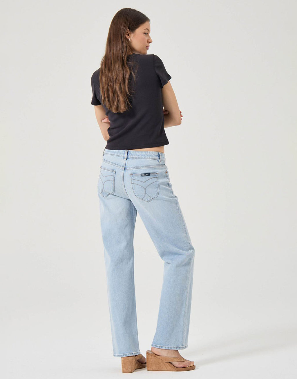 Heidi Low Denim Jeans - Breezy Blue