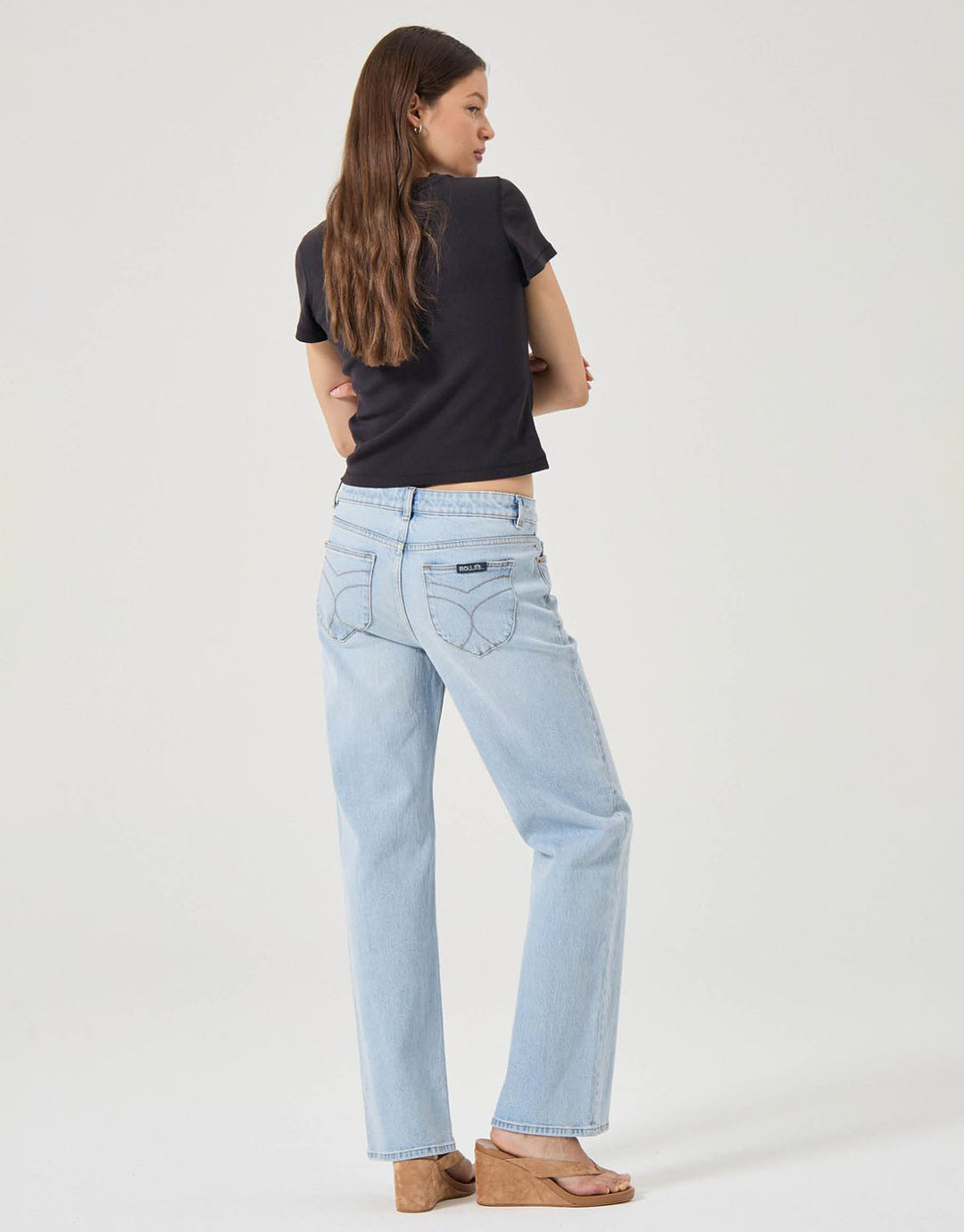 Heidi Low Denim Jeans - Breezy Blue