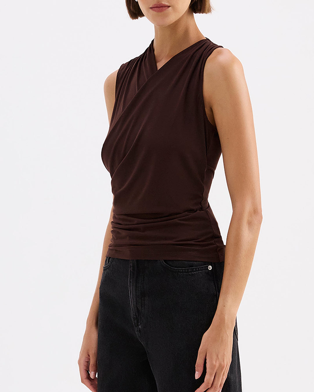 Zelda Top - Raisin - Nude Lucy