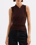 Zelda Top - Raisin - Nude Lucy