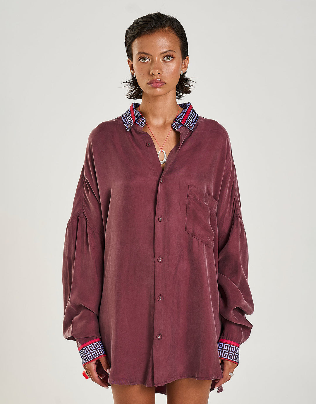 Long Sleeve Oversize Shirt - Zodiac
