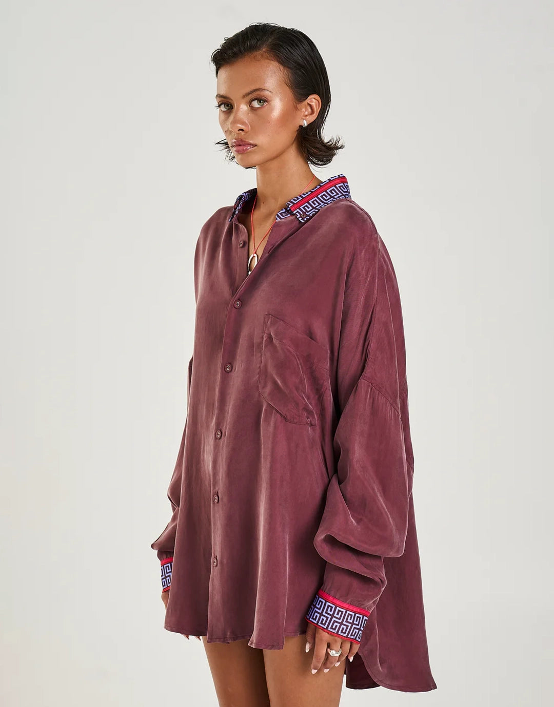 Long Sleeve Oversize Shirt - Zodiac