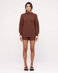 Boucle Knit Jumper - Carob - Zulu and Zephyr