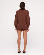 Boucle Knit Jumper - Carob - Zulu and Zephyr