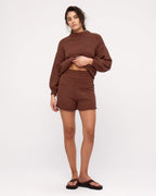 Boucle Knit Short - Carob - Zulu and Zephyr